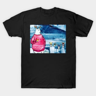 Christmas on ice. T-Shirt